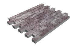 Плитка тротуарная SteinRus Прямоугольник Б.6.П.6, гладкая, Мокко, 200*100*60 мм