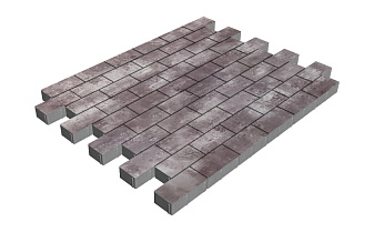 Плитка тротуарная SteinRus Прямоугольник Б.6.П.6, гладкая, Мокко, 200*100*60 мм