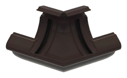 Угол желоба универсальный 135° BRAAS, 150/100 мм, ПВХ, коричневый
