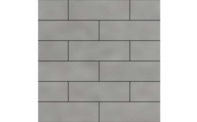 Плитка тротуарная SteinRus Гранада Б.7.П.8, гладкая, серый, 600*200*80 мм