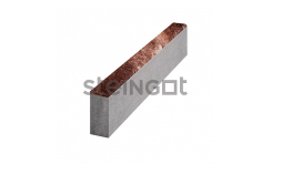 Тротуарный бордюр садовый Steingot Color Mix, цвет Штайн Браун, 1000*200*80 мм