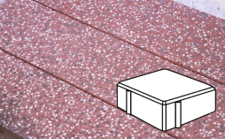 Плитка тротуарная Готика, Granite FINO, Квадрат Б.1.К.6, Емельяновский, 100*100*60 мм