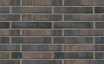 Кирпич клинкерный Muhr 15F Schwarz-bunt Edelglanz bes. Fuss., 240*90*40 мм