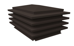 Дымник на трубу Grand Line елка 1380*670 мм 0,5 GreenCoat Pural BT matt с пленкой RR 32 темно-коричневый