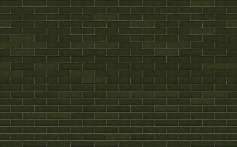 Клинкерная плитка под кирпич King Klinker Free Art 25 Green hills, 250*65*10 мм