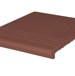 Клинкерная ступень венецианская рифленая King Klinker 03 Natural brown, 330*245*14 мм