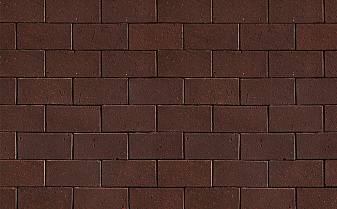 Клинкерная брусчатка Westerwaelder Klinker WK115DB50 Design Dunkel Braun PK, 200*100*50 мм