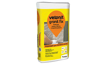 Плиточный цементный клей vetonit granit fix, 25 кг