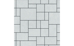 Плитка тротуарная SteinRus Инсбрук Альпен Б.7.Псм.6, Native, белый, толщина 60 мм