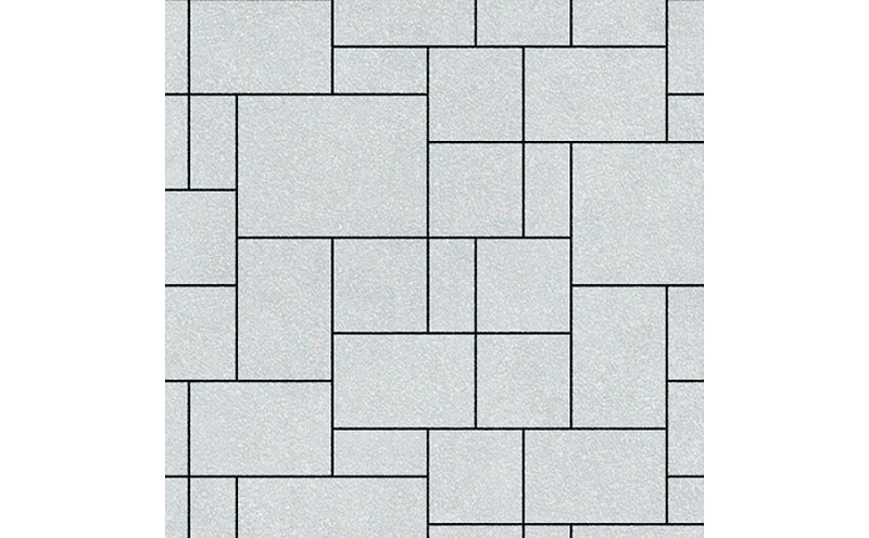 Плитка тротуарная SteinRus Инсбрук Альпен Б.7.Псм.6, Native, белый, толщина 60 мм