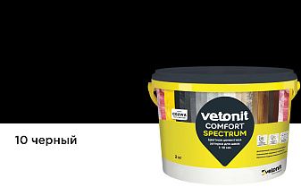 Затирка для швов vetonit comfort spectrum, 10 черный, 2 кг