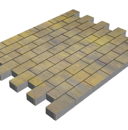 Плитка тротуарная SteinRus Прямоугольник Б.6.П.6, гладкая, Бромо, 200*100*60 мм