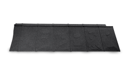 Композитная черепица рядовая Metrotile ISlate Black