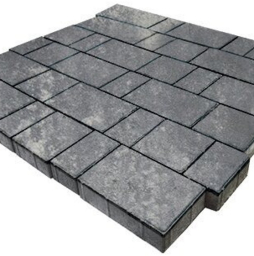 Плитка тротуарная SteinRus Bergamo А.6.Псм.4 гладкая, ColorMix Актау, толщина 40 мм