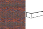 Клинкерная плитка угловая King Klinker Old Castle Red hot HF33, 240*71*115*10 мм