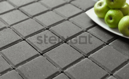 Плитка тротуарная Steingot Моноцвет, Квадрат, серый, 300*300*50 мм