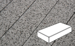 Плитка тротуарная Готика, Granite FINERRO, Картано Б.3.П.6, Цветок Урала, 300*150*60 мм
