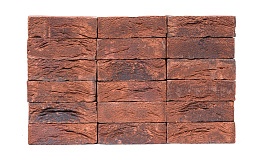 Кирпич облицовочный Engels Limburgs oranje bont, 215*100*65 мм