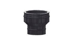 Переходник Schiedel PERMETER 25-PERMETER 50 черный, D 150/150 мм