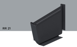 Заглушка желоба левая Orima RR 21 для системы D 110/85*85 мм