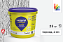 Акриловая штукатурка weber.pas akrylat, короед 2 мм, белая база, 25 кг