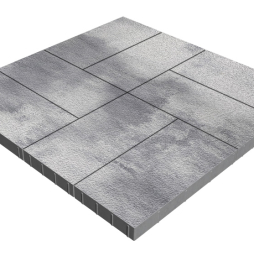 Плитка тротуарная SteinRus Парк Плейс Б.3.П.6, Native, Монохром, 600*300*60 мм