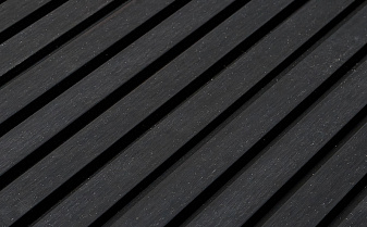 Реечная фасадная панель CM Wall Black wood 3000*219*26 мм