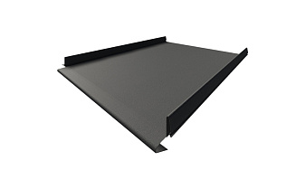Самозащелкивающийся фальц с карнизным подгибом ARMO Rooftop Бархат Zn180 RAL 7024