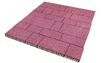 Плитка тротуарная SteinRus Инсбрук Тироль Б.4.Псм.6 Backwash, Сиваш, толщина 60 мм