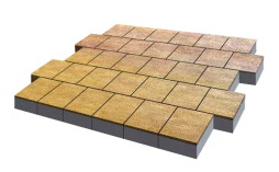 Плитка тротуарная SteinRus Valencia Б.3.К.8 гладкая, ColorMix Брайс, 300*300*80 мм