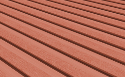 Фиброцементная панель CLADBOARD линеарная 10, красная, 2440*1220*12 мм