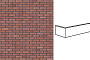 Клинкерная плитка угловая King Klinker Old Castle Clay land HF40, 240*71*115*10 мм