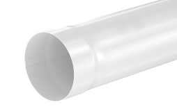 Труба водосточная Aquasystem PE dRain 1 м RR 20 D 90 мм