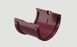 Соединитель желобов Docke STANDARD, красный
