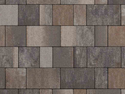 Плитка тротуарная Старый город Б.1.Фсм.6 колормикс гладкий тайга, комплект 3 шт, толщина 60 мм