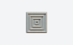 3D-плитка ARCHITECTILES Asperitas, № 8 Ocho, серый, 120*120*15 мм