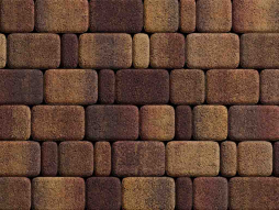 Плитка тротуарная Классико Б.4.КО.6 листопад гранит осень, комплект 3 шт, толщина 60 мм