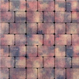 Плитка тротуарная SteinRus Инсбрук Альт Дуо А.3(С).Фсм.4, гладкая, ColorMix Оригон, толщина 40 мм