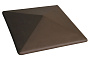 Клинкерный заборный оголовок King Klinker 03 Natural brown, 445*445*90 мм