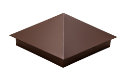 Колпак на столб Grand Line, 0,5 Rooftop Matte, RAL 8017, 390*390 мм