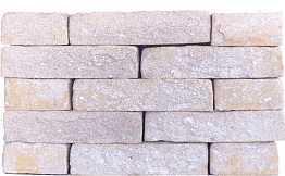 Кирпич облицовочный Богандинский КЗ Крюйс white, 210*100*50 мм