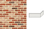 Угловая плитка Nelissen OUD GOTISH, 215*65*102*25 мм