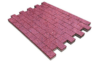 Плитка тротуарная SteinRus Прямоугольник Б.6.П.6 Backwash, Сиваш, 200*100*60 мм