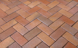 Клинкерная брусчатка Penter Florenz bunt orangegelb geflammt, 200*100*45 мм