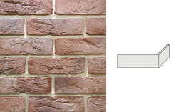 Угловой декоративный кирпич Redstone Dover frost DF-67/U 227*100*71 мм