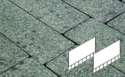 Плитка тротуарная Готика, City Granite FINO, Плита AI Б.7.Ф.8, Порфир, 700*500*80 мм