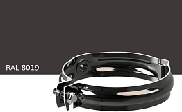 Хомут трубы KROP STAL для системы D 150/100 мм, RAL 8019