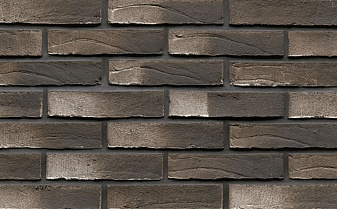Кирпич клинкерный Muhr 38 Schwarz weiss Wasserstrich, 240*71*50 мм