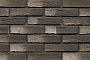 Кирпич клинкерный Muhr 38 Schwarz weiss Wasserstrich, 240*71*50 мм
