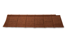 Композитная черепица рядовая Metrotile IShingle Terracotta